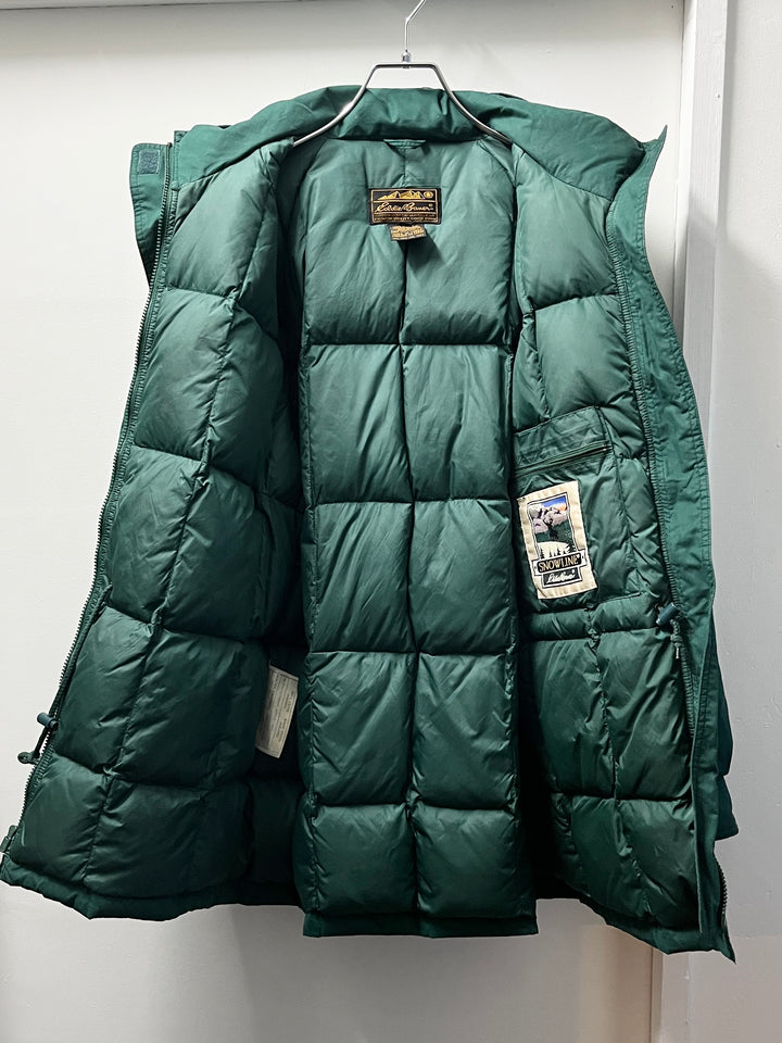 1980-90s "Eddie Bauer" green down coat