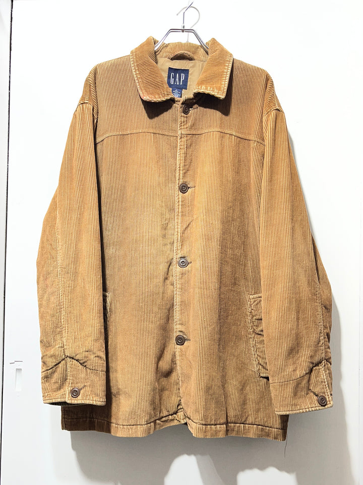 1990s "GAP" camel corduroy half coat