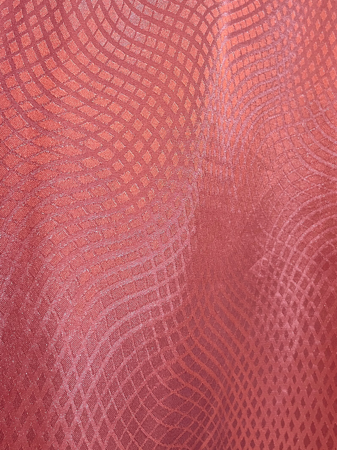 1990-00s pink × shiny total pattern shirt