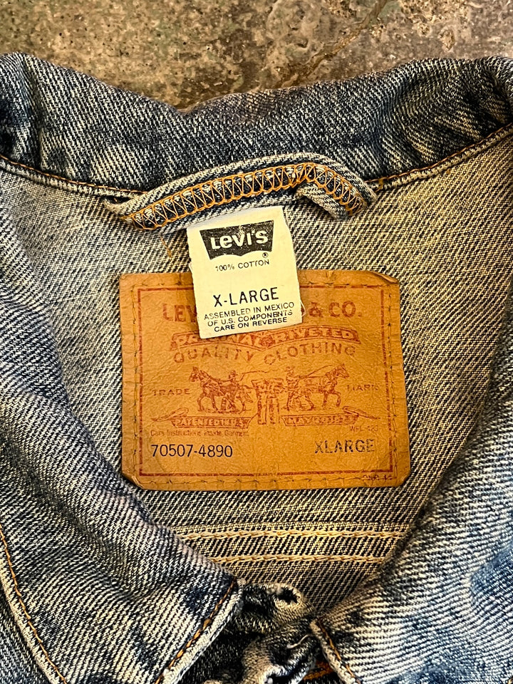 1990s "Levi's" 70507 denim jacket
