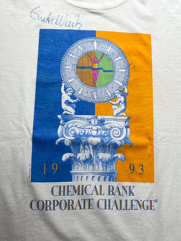 1990s USA made Chemical bank credit card graphic T-shirts