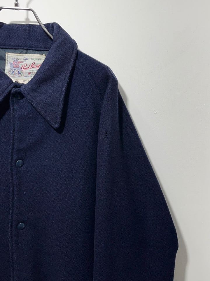 1960s "Paul Bunyan" navy melton wool jacket