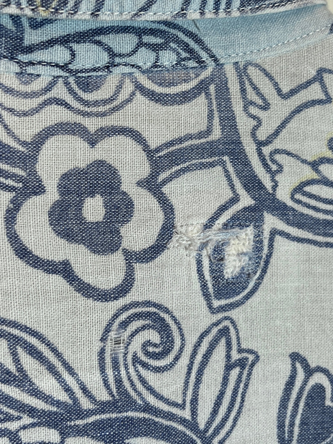 1980-90s USA made "GUESS" art pattern shirt