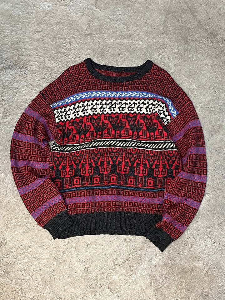 abstract pattern knit