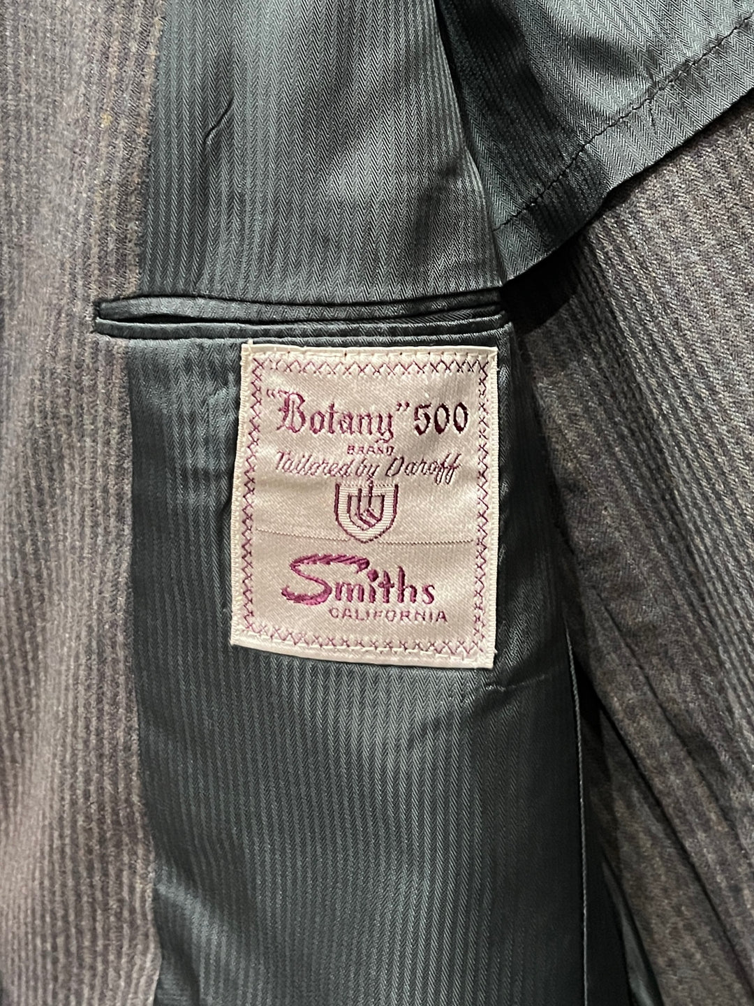 1960s USA made pinstripe tailored jacket