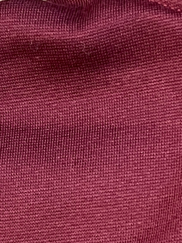 1990-00s burgundy double-face zip sweat hoodie
