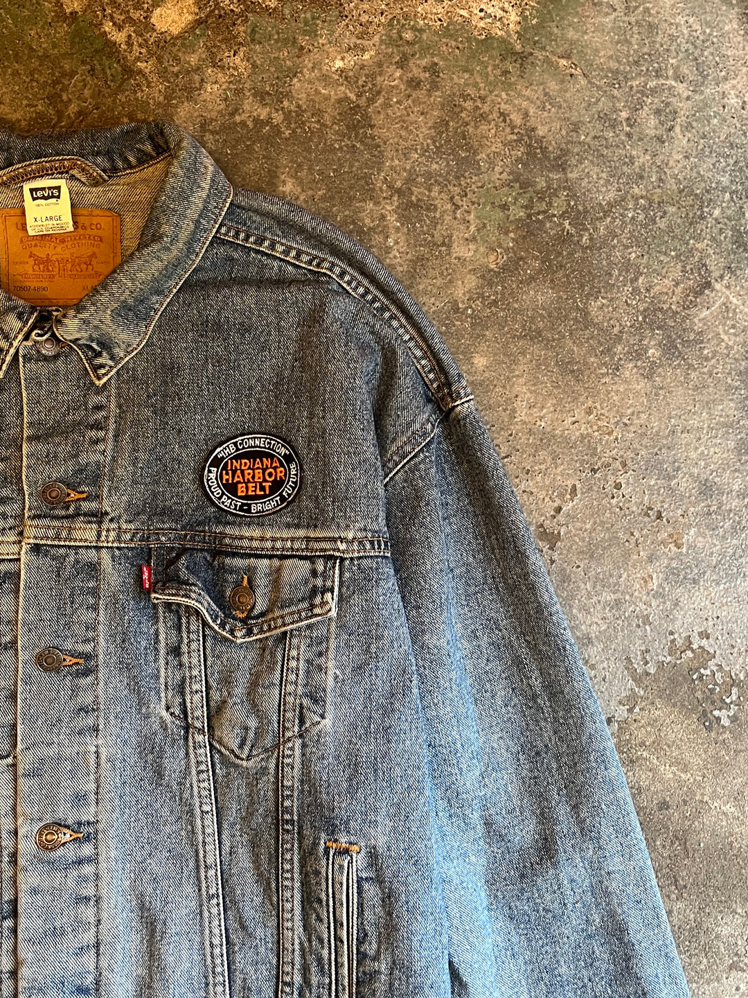 1990s "Levi's" 70507 denim jacket