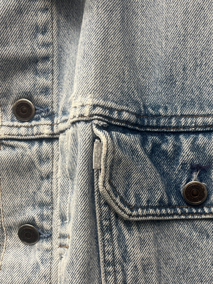 1990s "Levi's Silver Tab" ice blue denim jacket