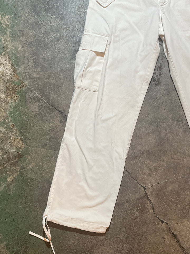 white color cargo pants