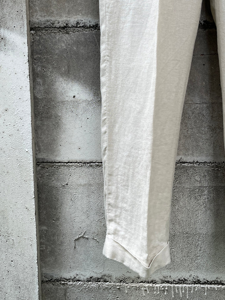 1990-00s "BANANA REPUBLIC" linen slacks