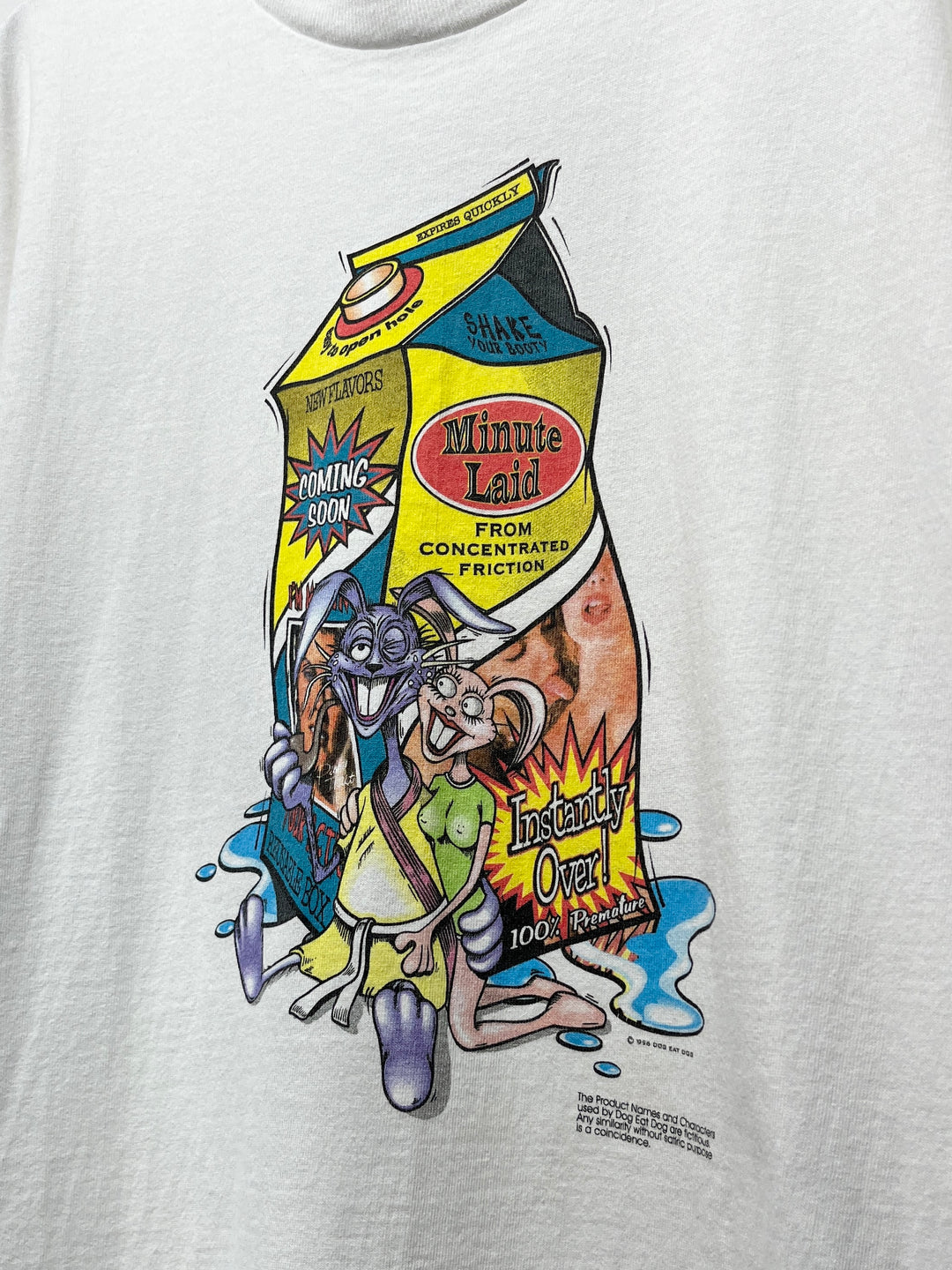 1990s USA made "DOG EAT DOG" graphic art T-shirt