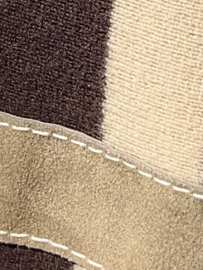 1970s  ITALY made suede panel knit jacket