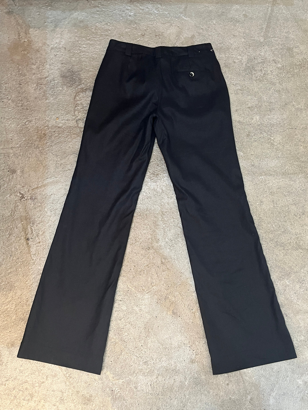 1990-00s black marine pants