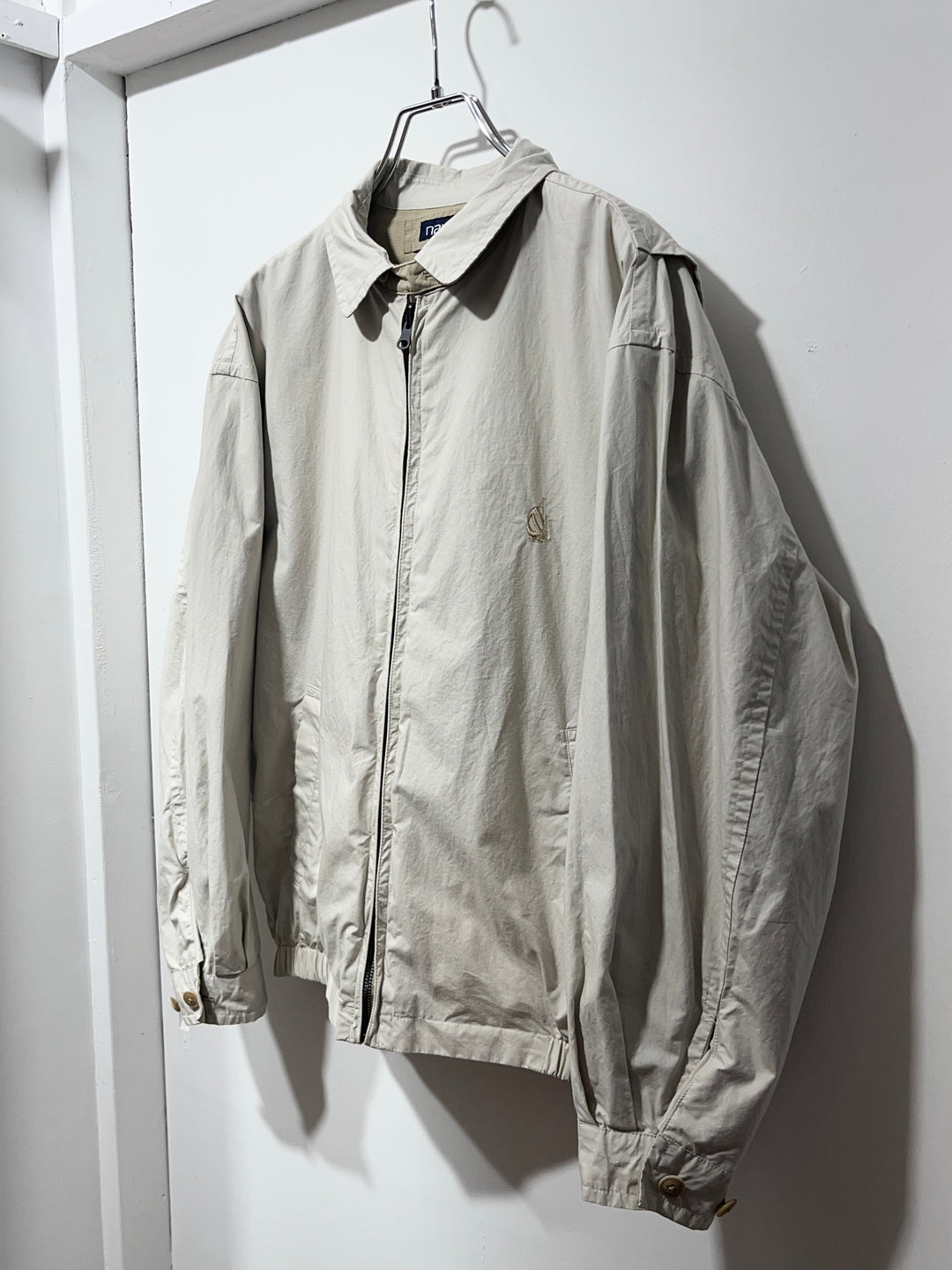 1990s "nautica" reversible harrington jacket
