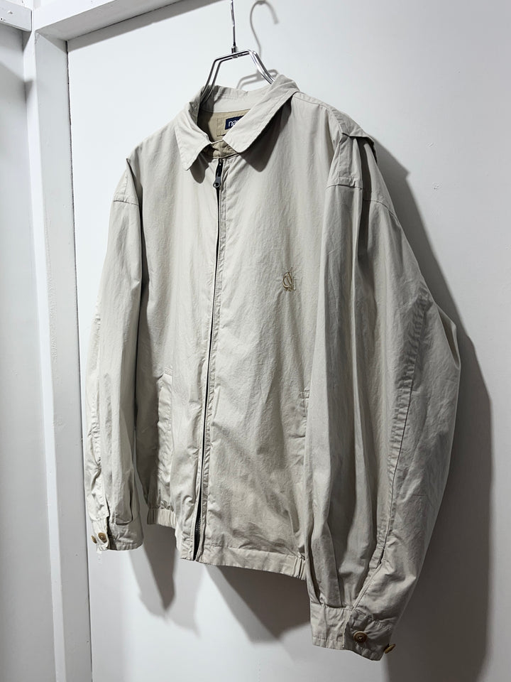 1990s "nautica" reversible harrington jacket