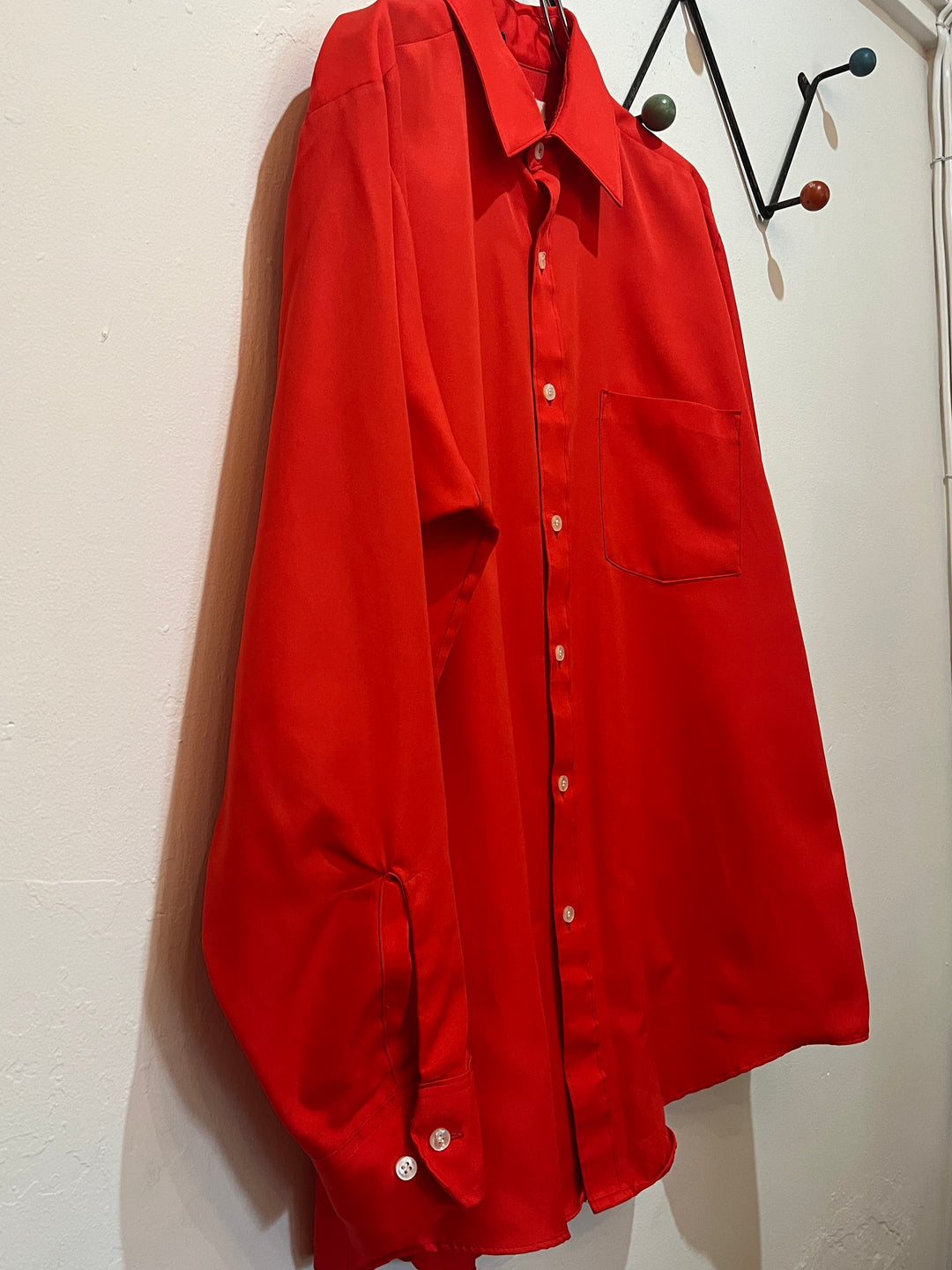 1960-70s vermilion shirt