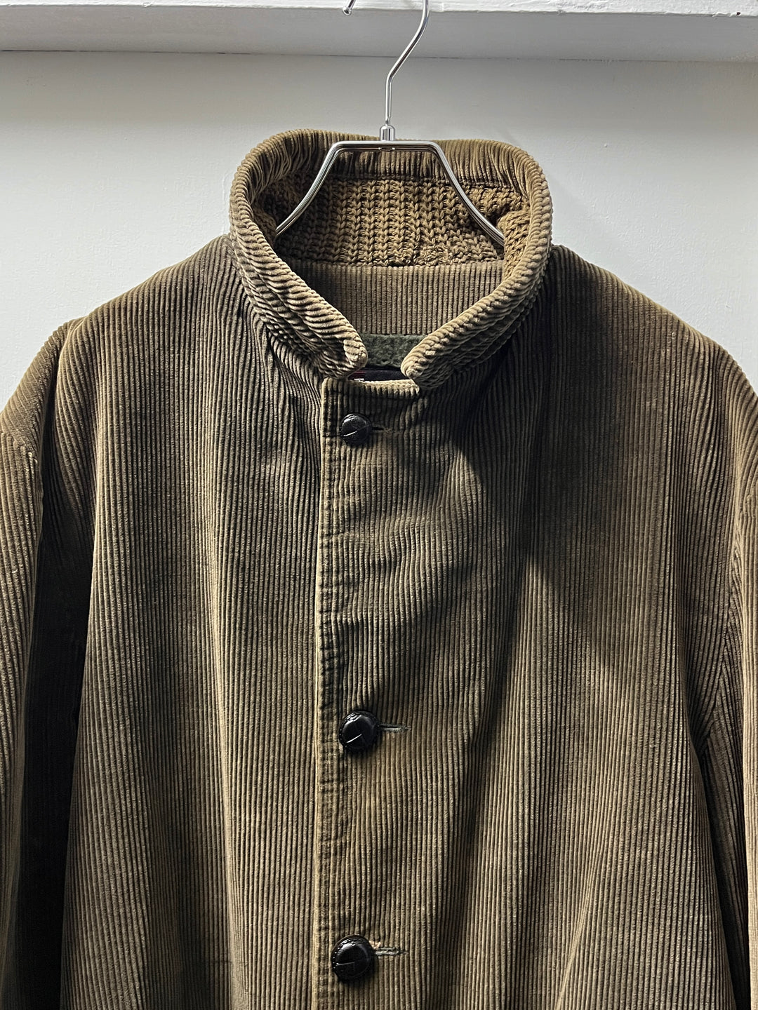 1960s "TOWN CRAFT" khaki corduroy coat