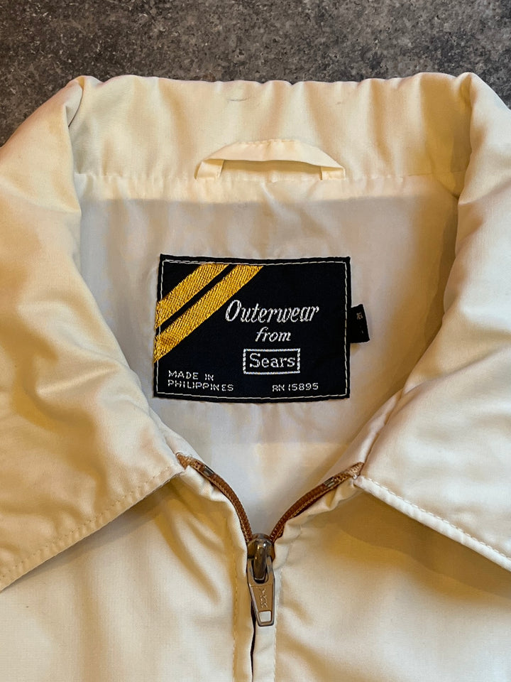 1970-80s "Sears" two-tone multi zip design jacket