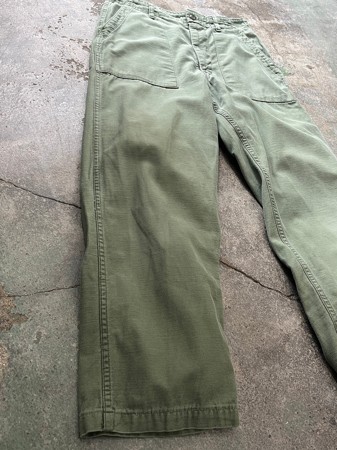 1960s U.S army OG-107 baker pants 34×31