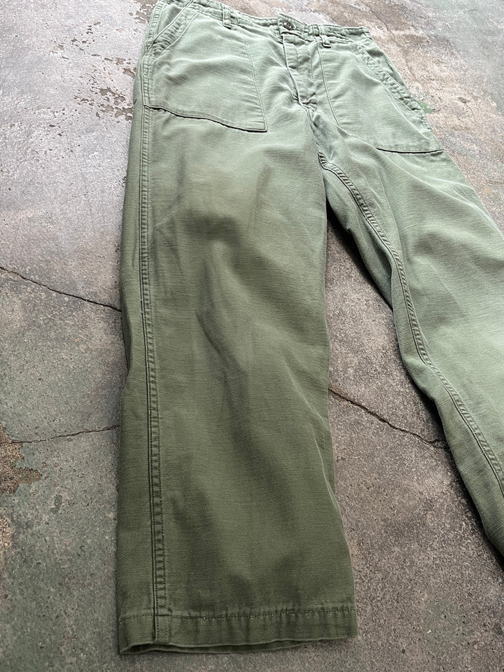 1960s U.S army OG-107 baker pants 34×31
