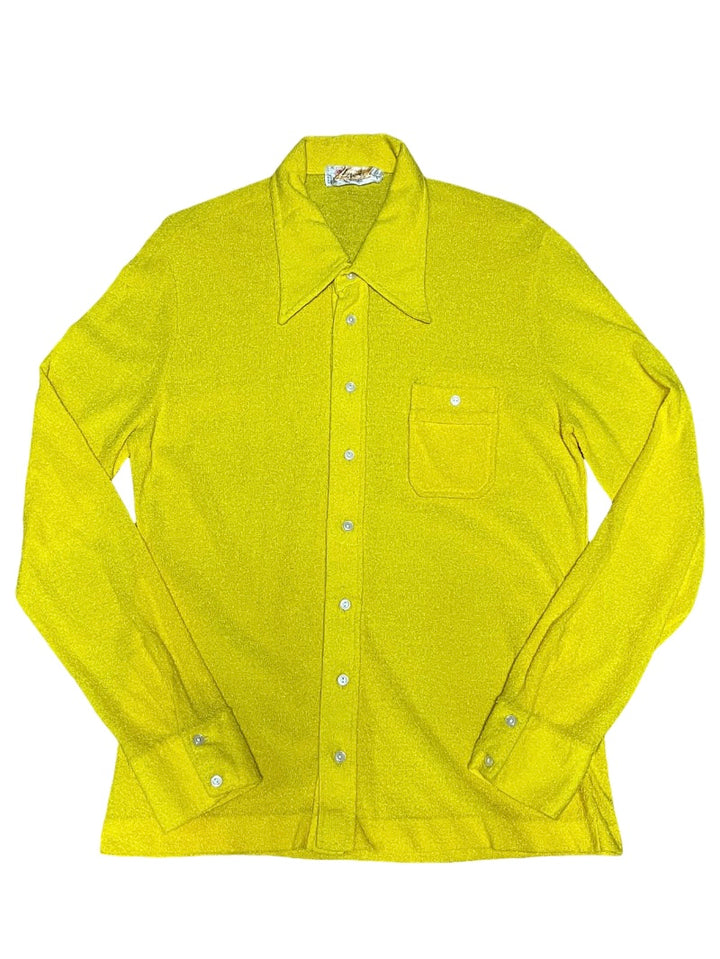 yellow pile shirt