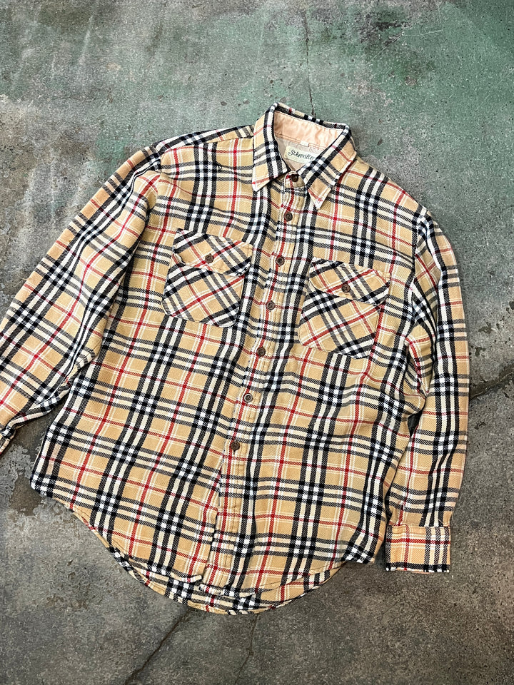 1980-90s "ST.JOHN'S BAY" tartan shirt