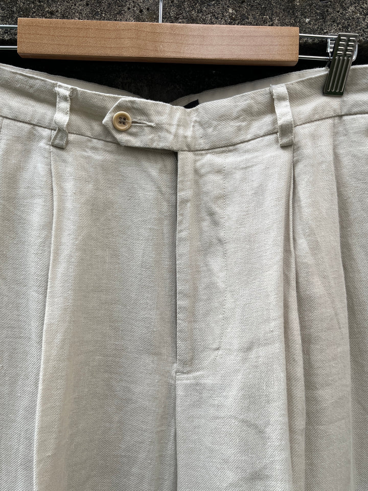 1990-00s "BANANA REPUBLIC" linen slacks