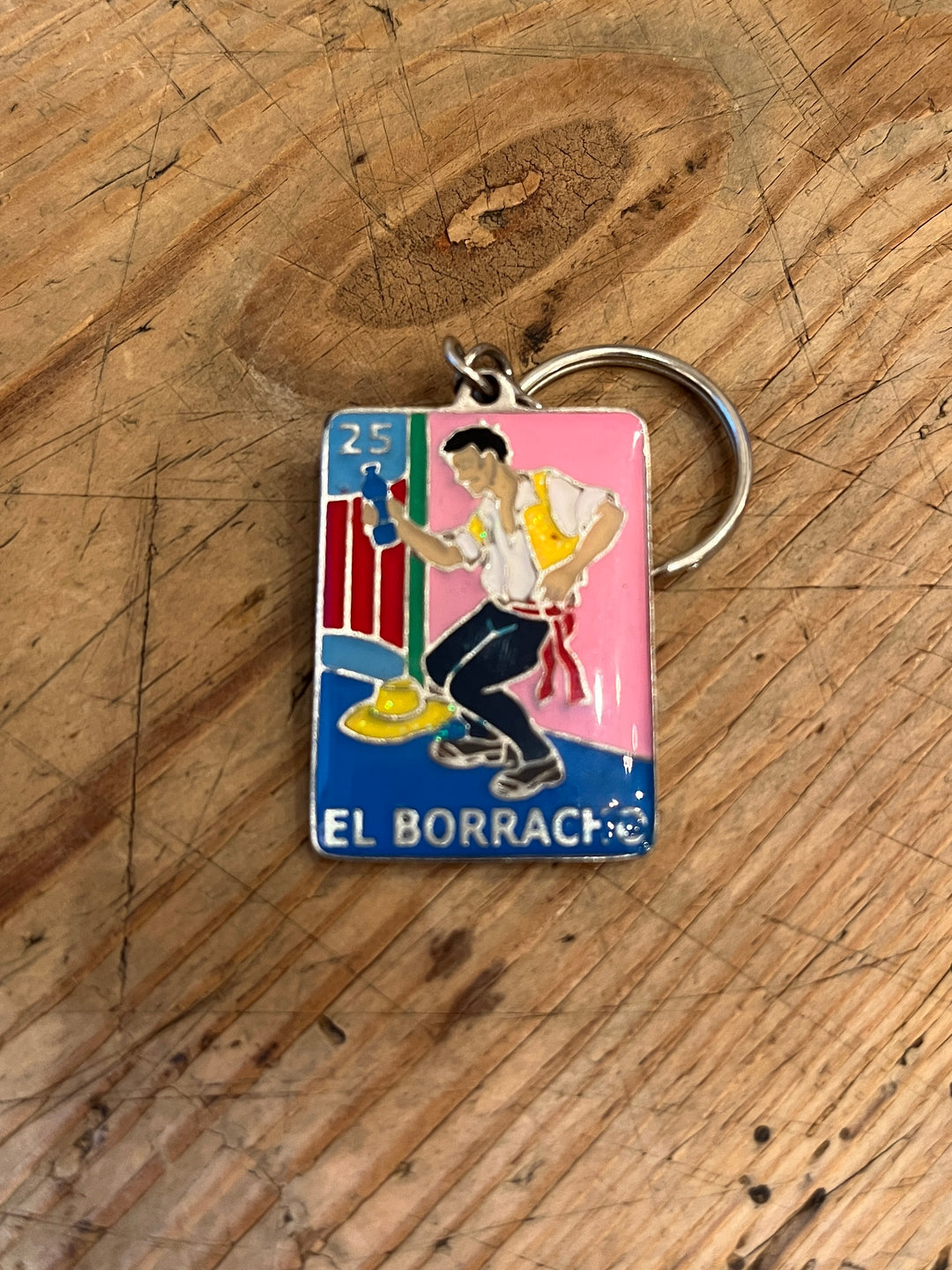 Mexican Loteria art keychain