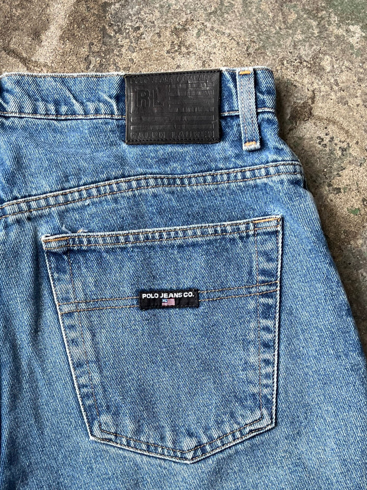 1990-00s "POLO JEANS CO." denim shorts W34