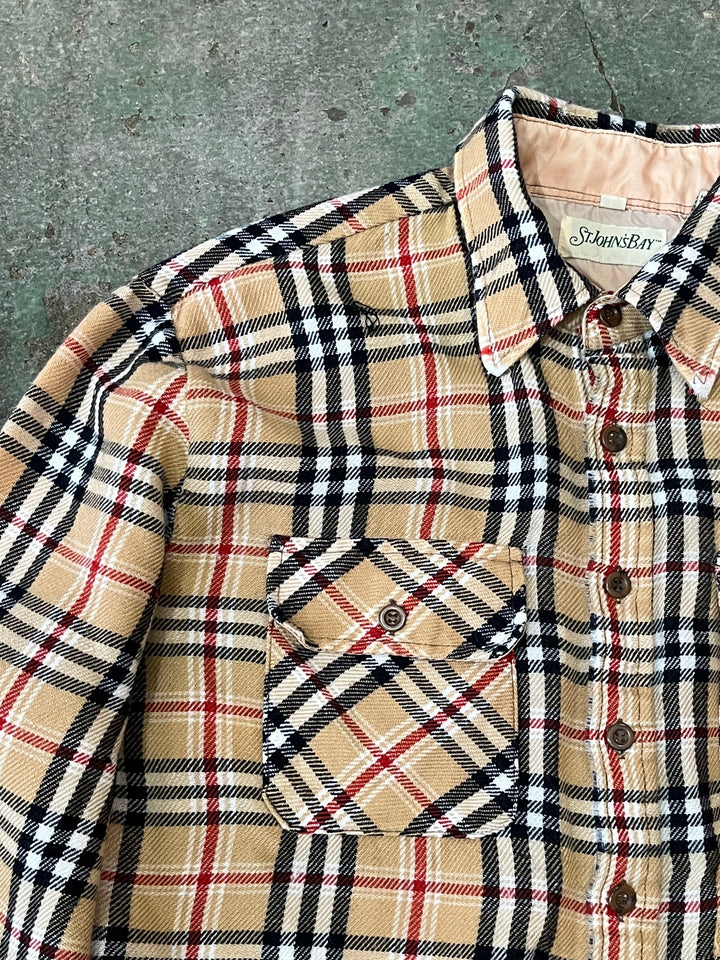 1980-90s "ST.JOHN'S BAY" tartan shirt