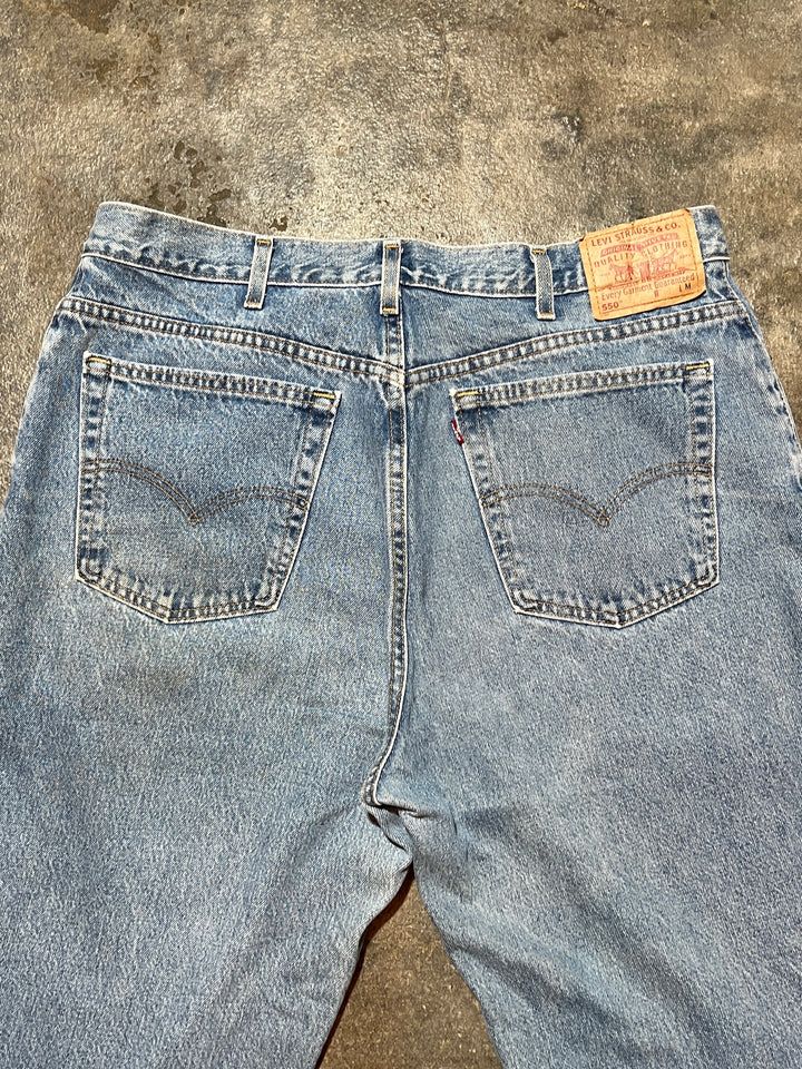 2000s USA made "Levi's" 550 denim pants 36×30