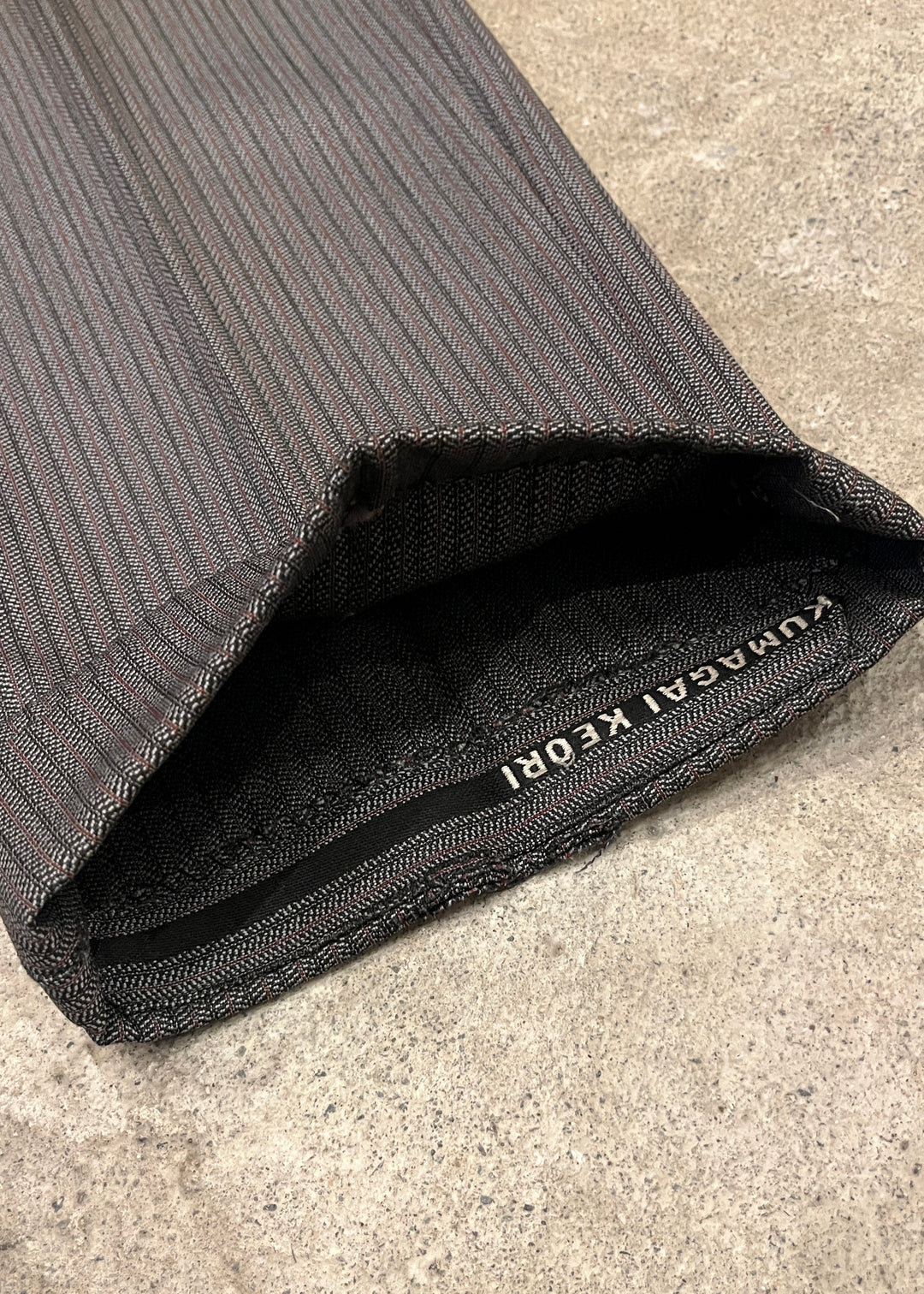 1960s gray stripe slacks