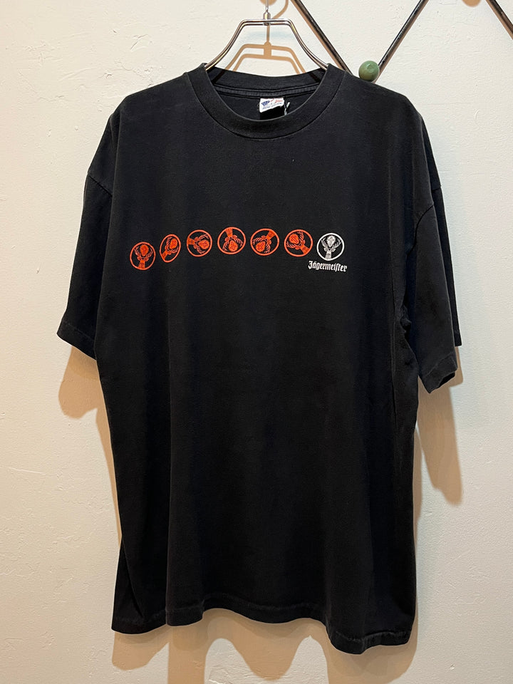 1990s "Jagarmeister" print T-shirt