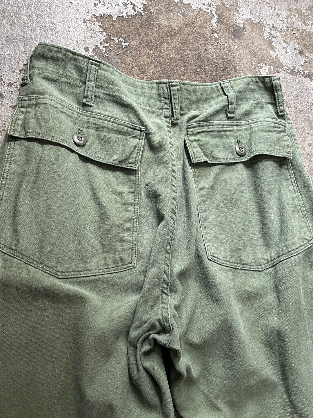 1960s U.S army OG-107 baker pants 34×31