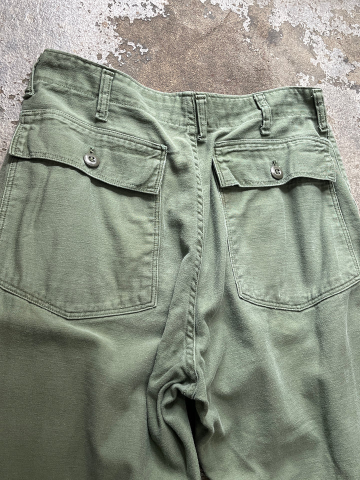1960s U.S army OG-107 baker pants 34×31