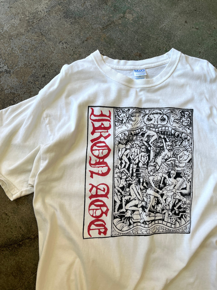 1990s "IRON AGE" graphic T-shirt