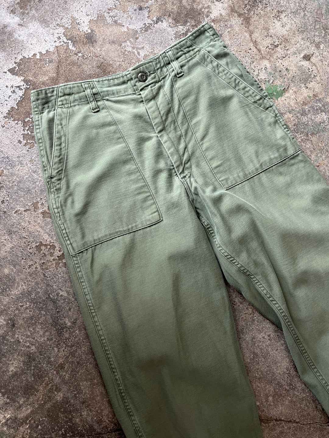 1960s U.S army OG-107 baker pants 34×31
