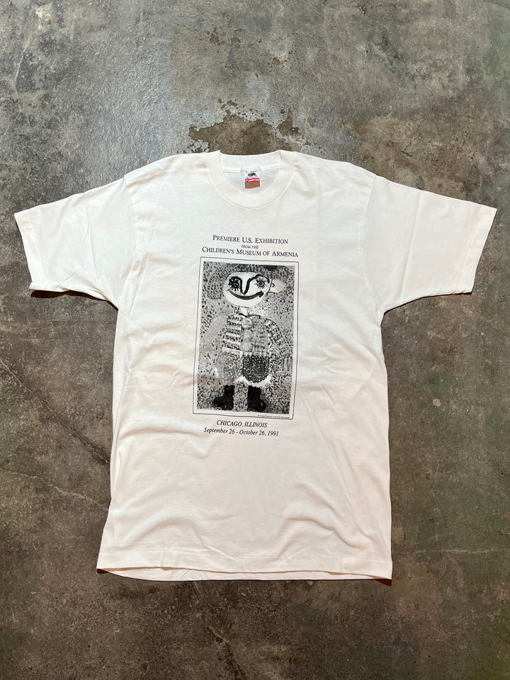 1990s  USA made children's museum of Armenia art T-shirt