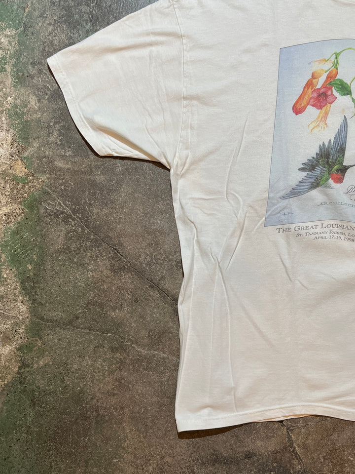 1990s The great Louisiana birdfest art T-shirt