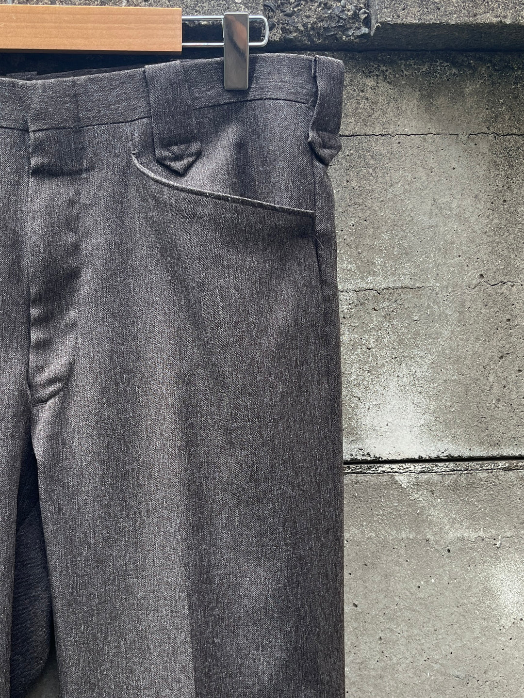 1970s heather brown western slacks