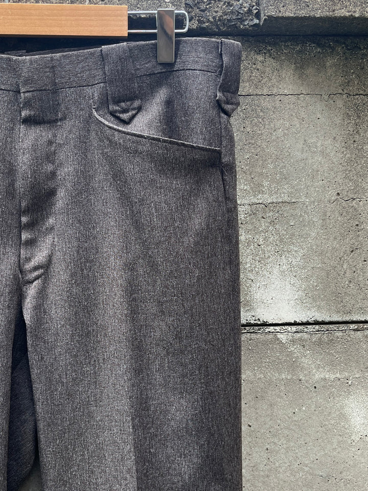 1970s heather brown western slacks