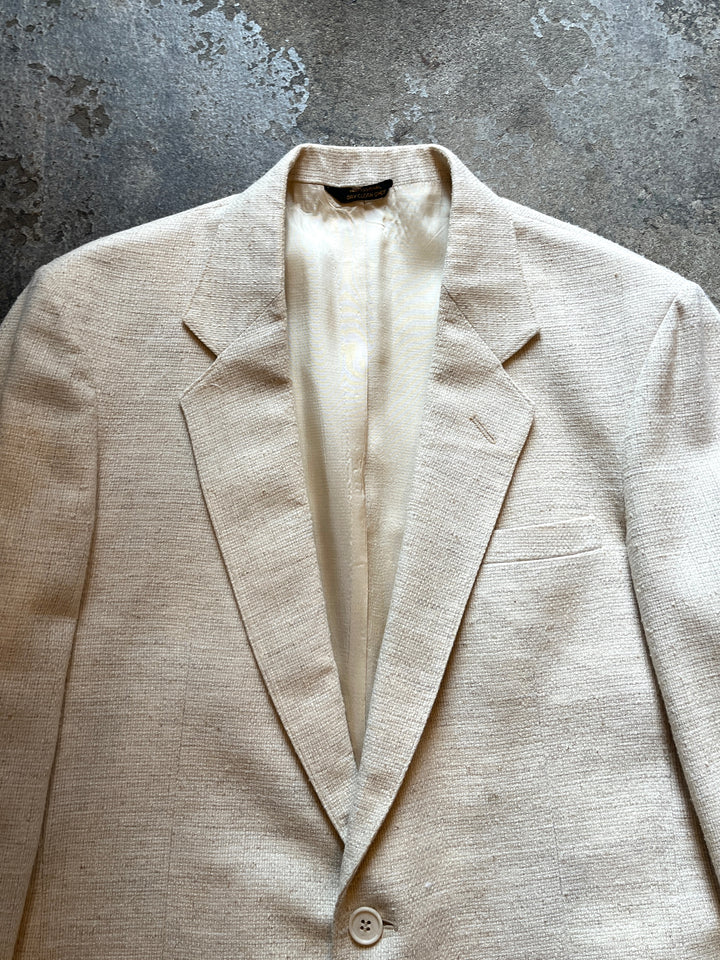 1970s "Levi's" ecru linen brend tailored jacket