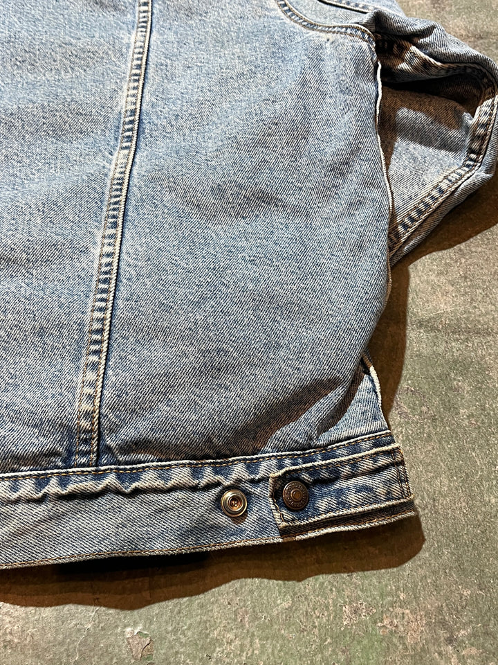1990s USA made "Levi's" 70609 boa denim jacket
