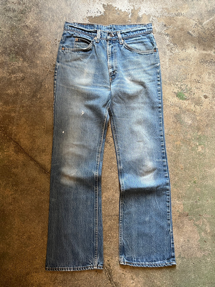 1980s "Levi's" 517 bootcut denim pants 32×32