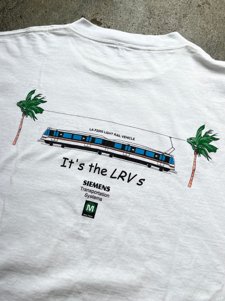 1990s SIEMENS × LA metro promo T-shirt