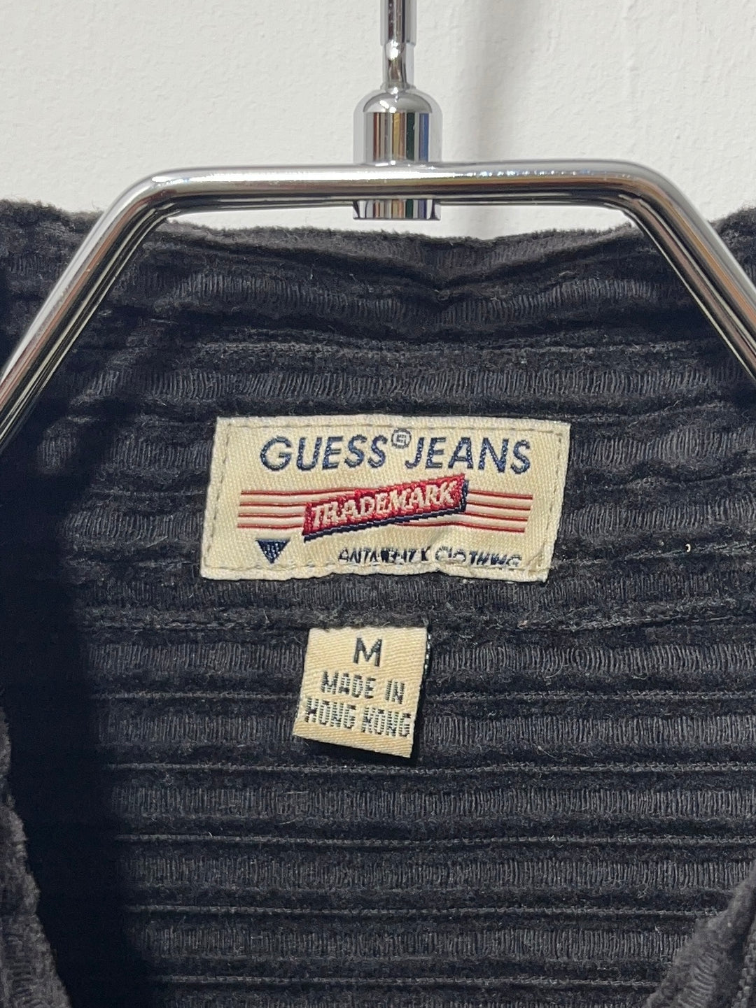 1990s "GUESS" wide wale corduroy shirt