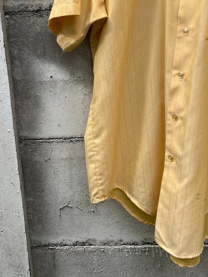 1970s "TOWN CRAFT" penn prest herringbone s/s shirt