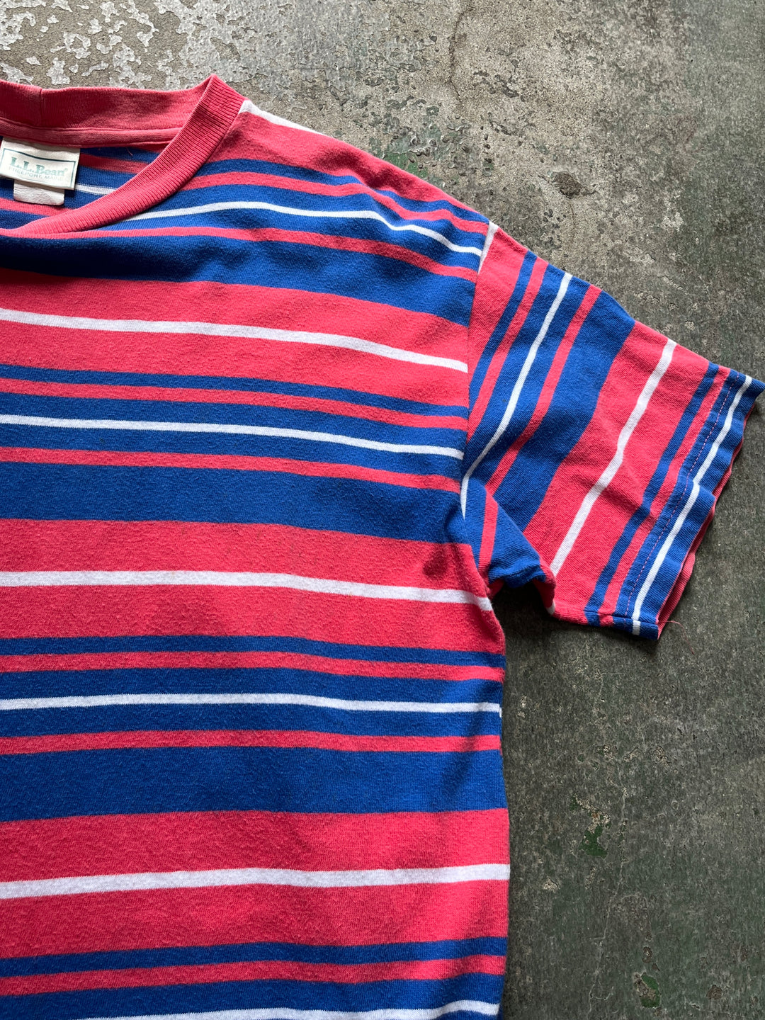 1980s USA made "L.L Bean" bold stripe T-shirt