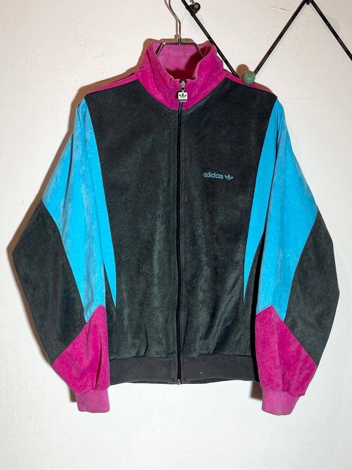 1970-80s FRANCE made "adidas" velour track jacket