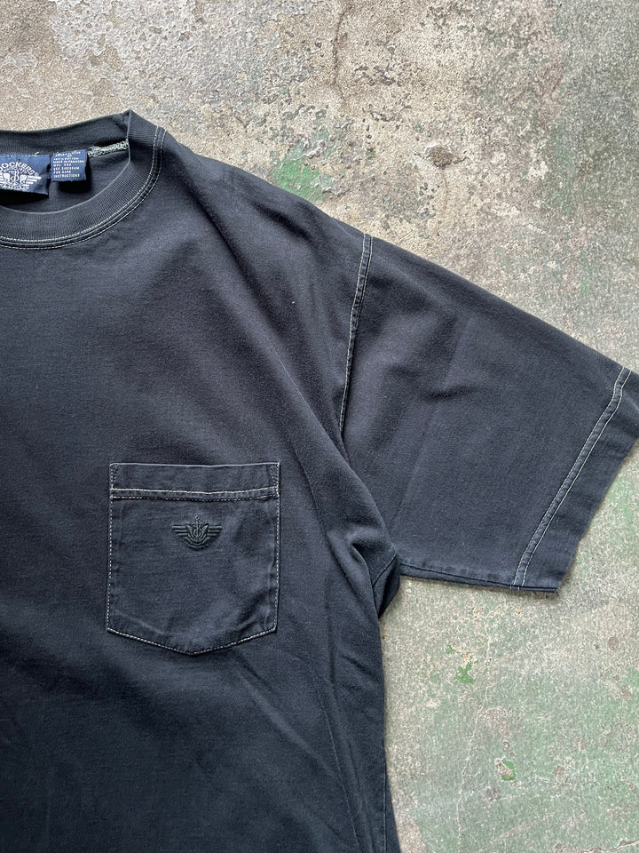 1990s "DOCKERS" white stitch pocket T-shirt
